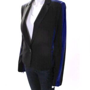 BCBG Max Azria Womens BOWIE Striped Blazer XSmall